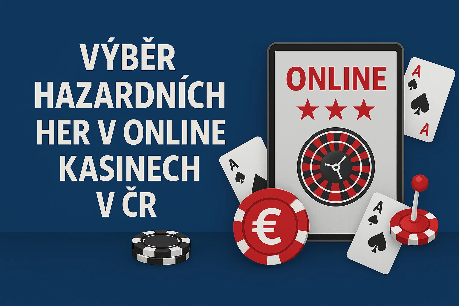 Výběr hazardních her v online kasinech v ČR