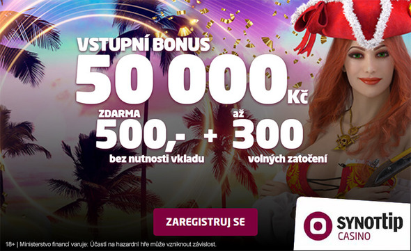vstupní bonus až do výše 50 000 Kč