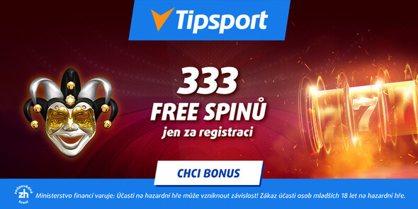 Získej 333 volných zatočení v Tipsport Vegas